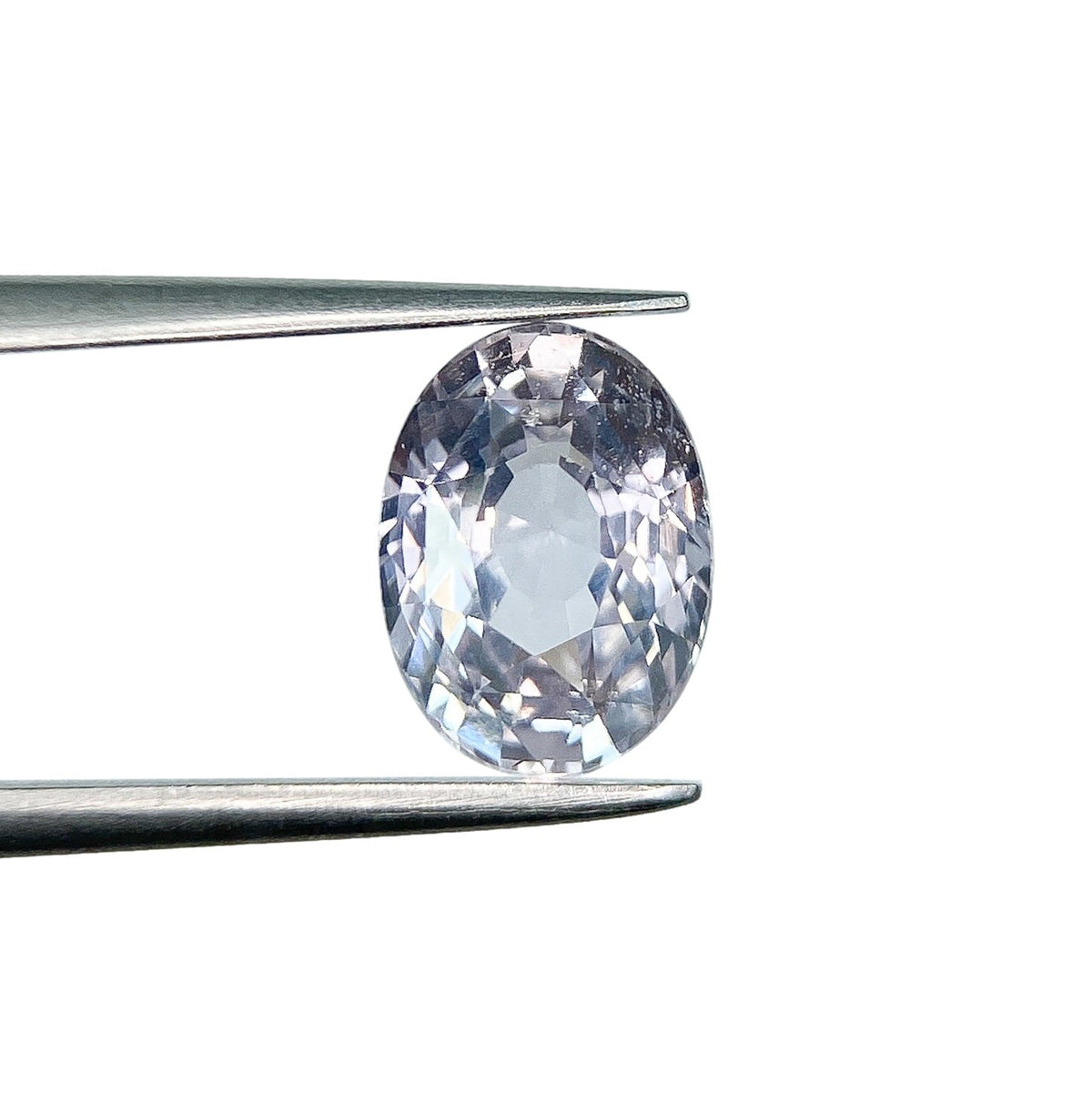 3.08ct | Brilliant Cut Oval Shape Gray Sapphire-Modern Rustic Diamond
