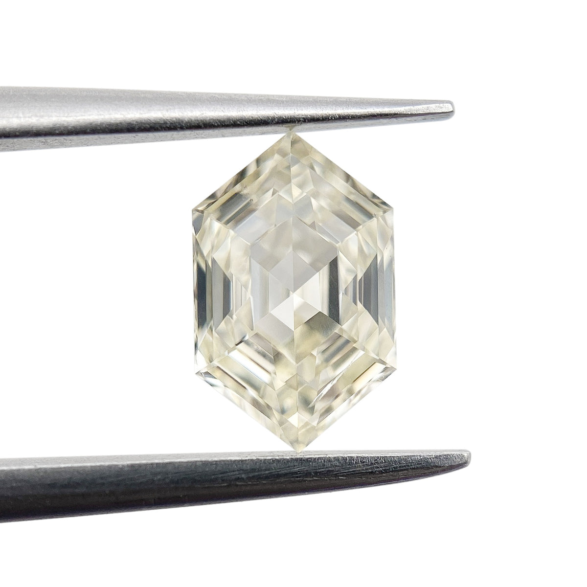1.00ct | U-V/SI2 Hexagon Shape Step Cut Diamond (GIA) - Modern Rustic Diamond