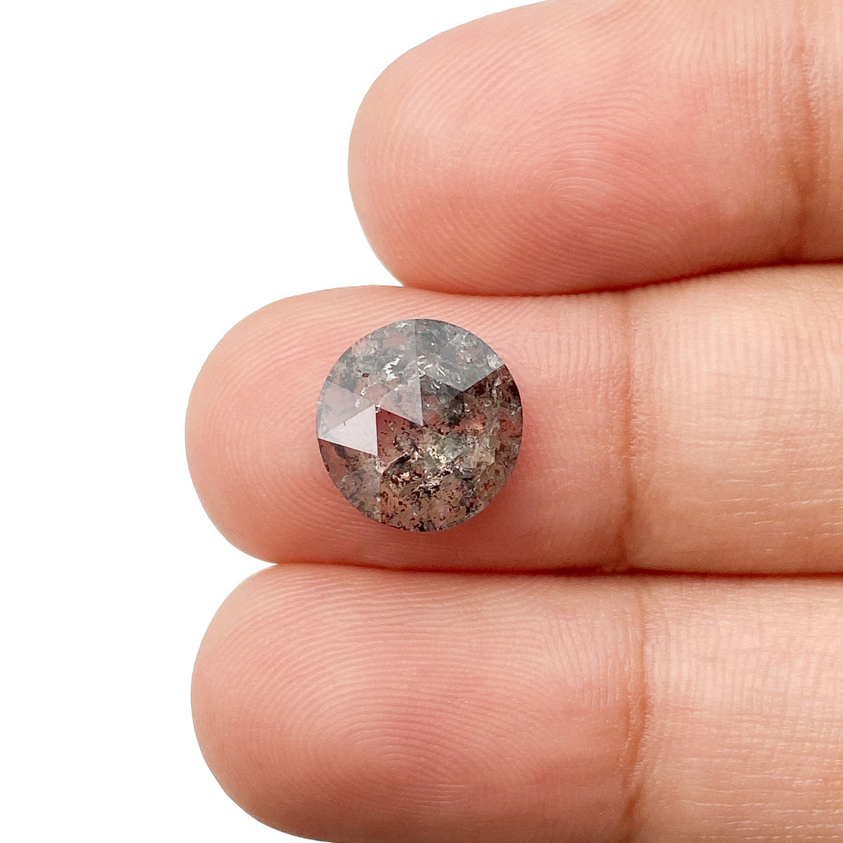 3.13ct | Rustic Round Shape Rose Cut Diamond - Modern Rustic Diamond