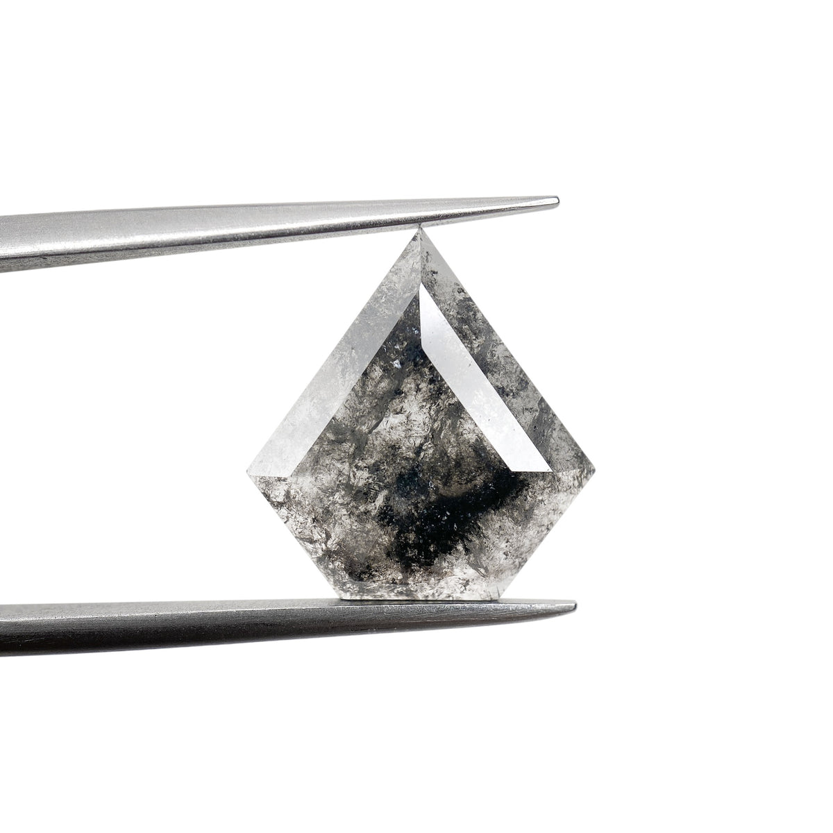 3.18ct | Rustic  Shield Shape Rose Cut Diamond - Modern Rustic Diamond