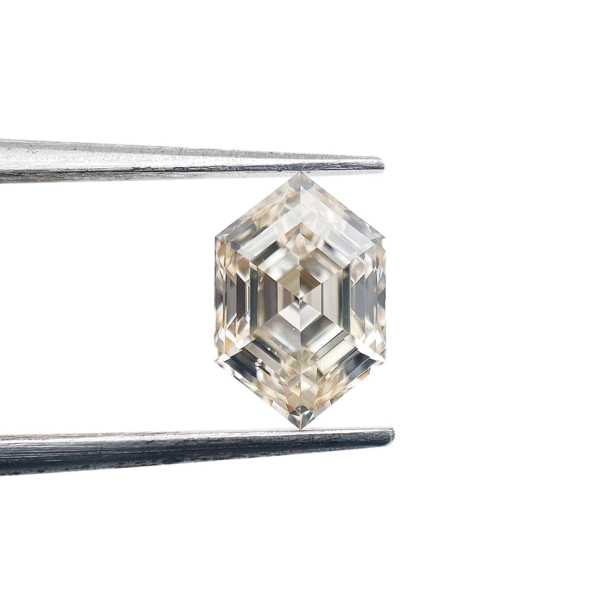 1.03ct | S-T/SI1 Hexagon Shape Step Cut Diamond (GIA) - Modern Rustic Diamond