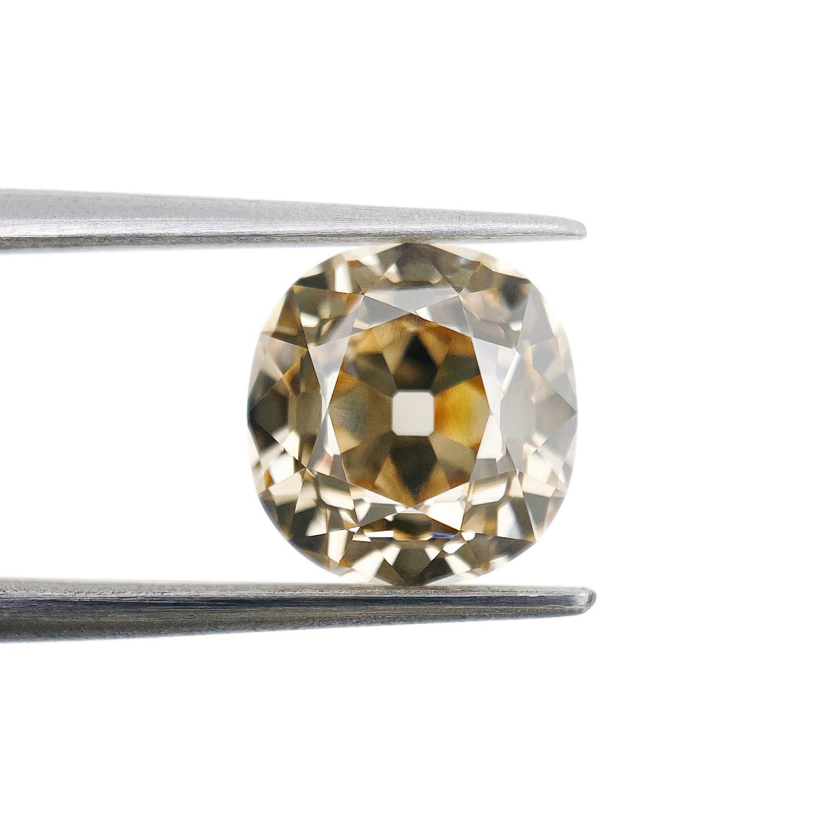 3.01ct | Y-Z/VS1 Cushion Shape Old Mine Cut Diamond (GIA) - Modern Rustic Diamond