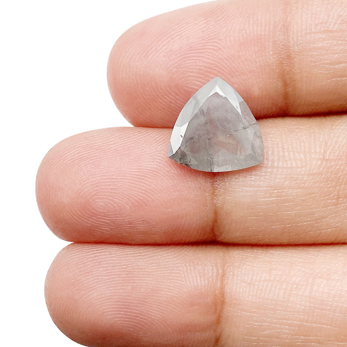 3.22ct | Rustic Triangular Shape Brilliant Cut Diamond - Modern Rustic Diamond