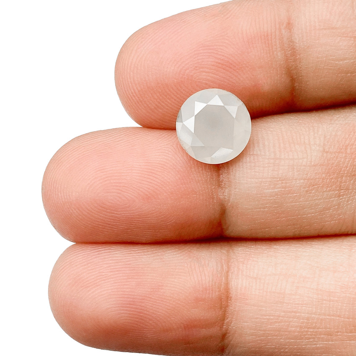3.23ct | Rustic Round Shape Brilliant Cut Diamond - Modern Rustic Diamond