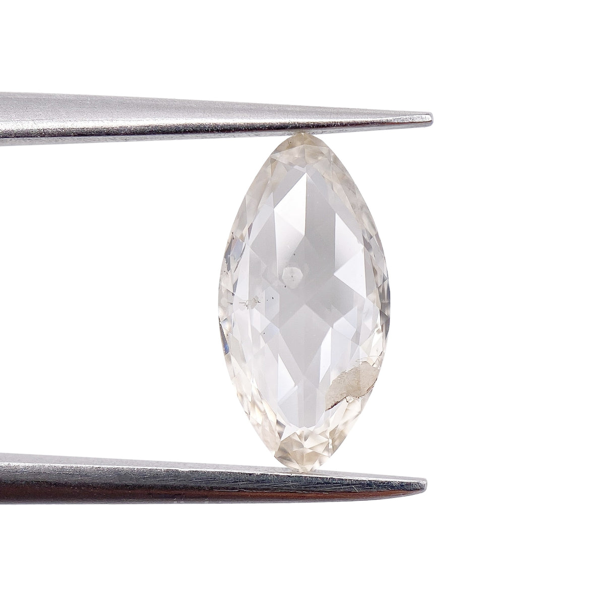 1.05ct | Champagne SI Marquise Shape Rose Cut Diamond - Modern Rustic Diamond