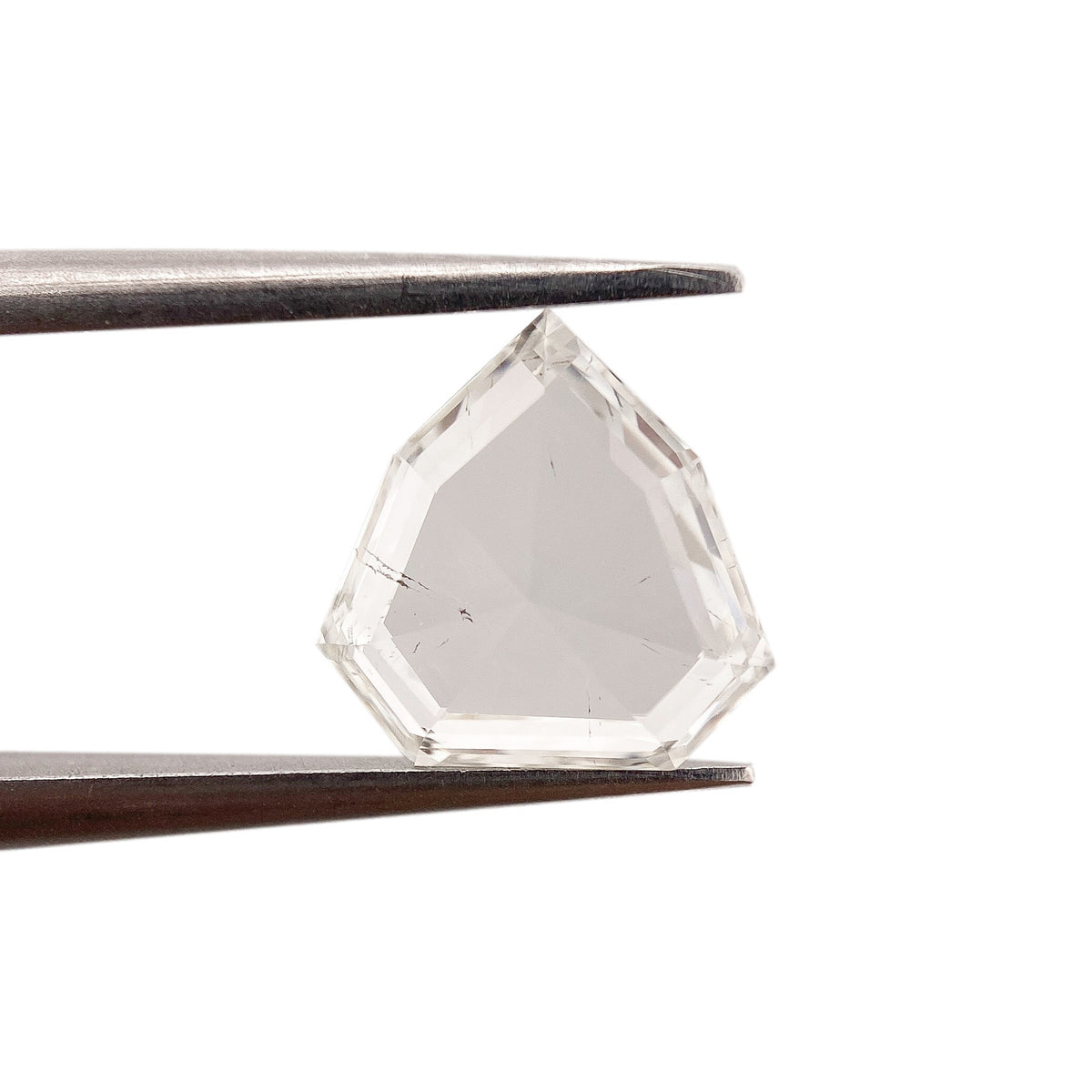 1.42ct | F-G/SI Shield Shape Rose Cut Diamond - Modern Rustic Diamond