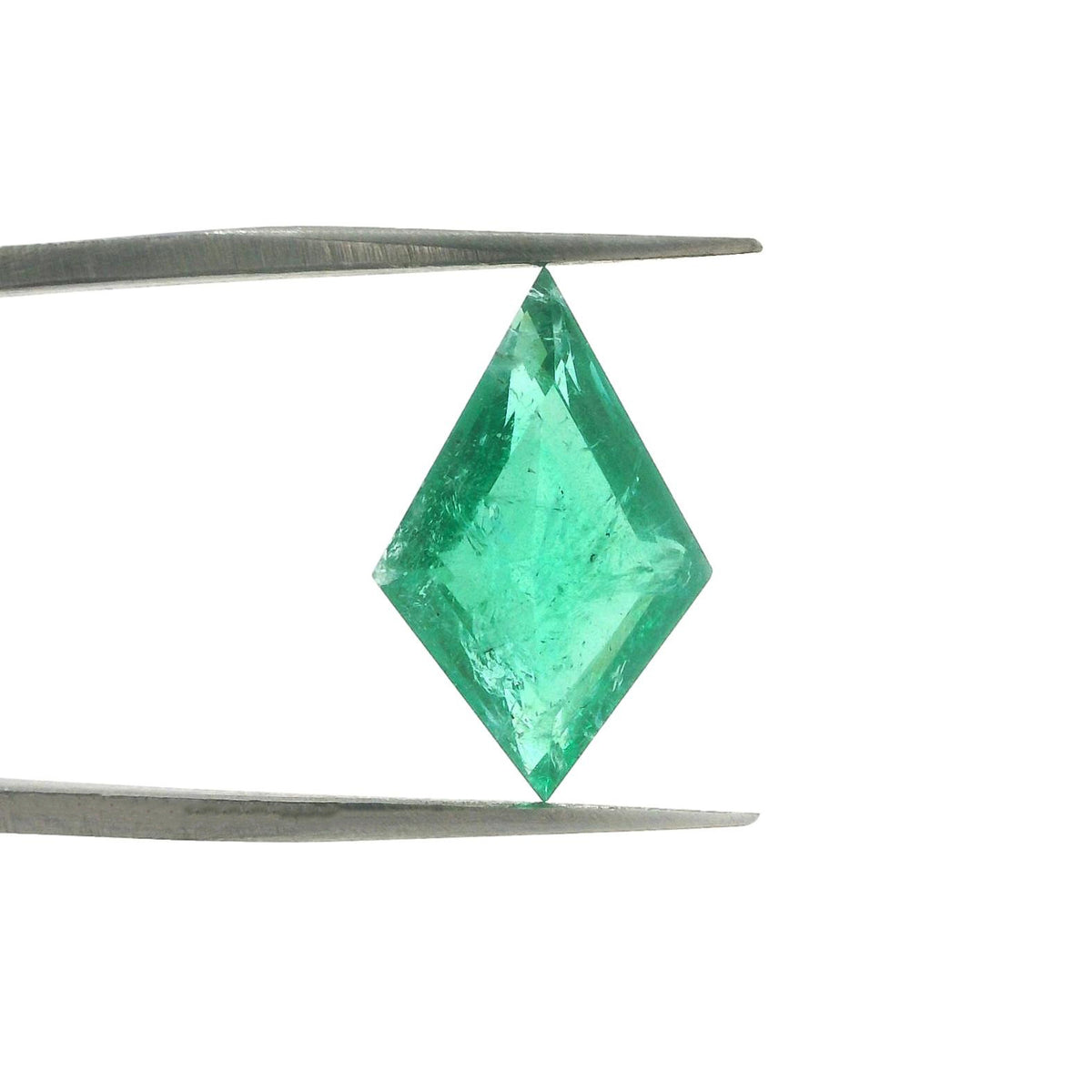 3.34ct | Green/ Kite Shape Step Cut Diamond - Modern Rustic Diamond