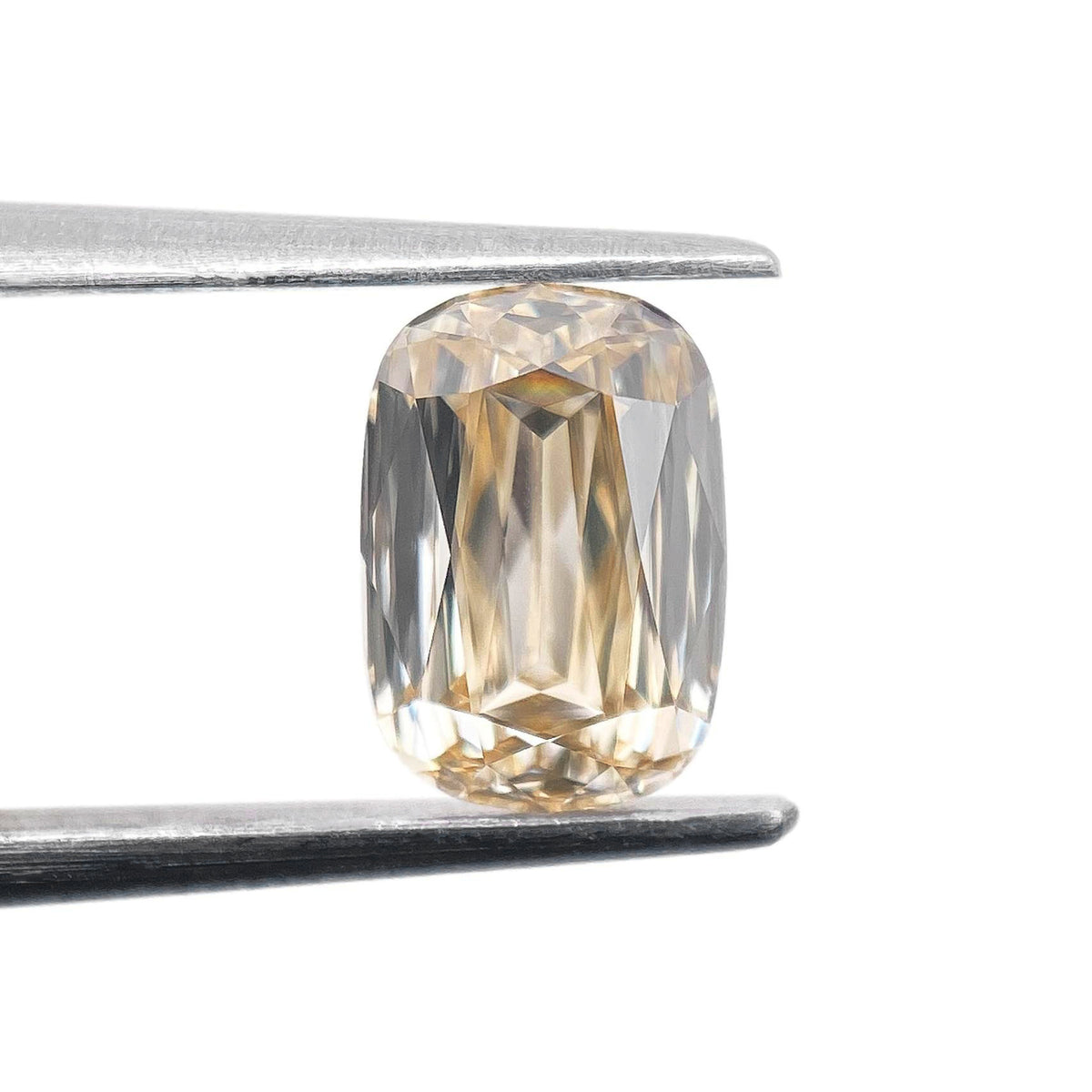 1.06ct | Fancy Light Brownish Yellow VVS2 Cushion Shape Old Mine Cut Diamond (GIA) - Modern Rustic Diamond