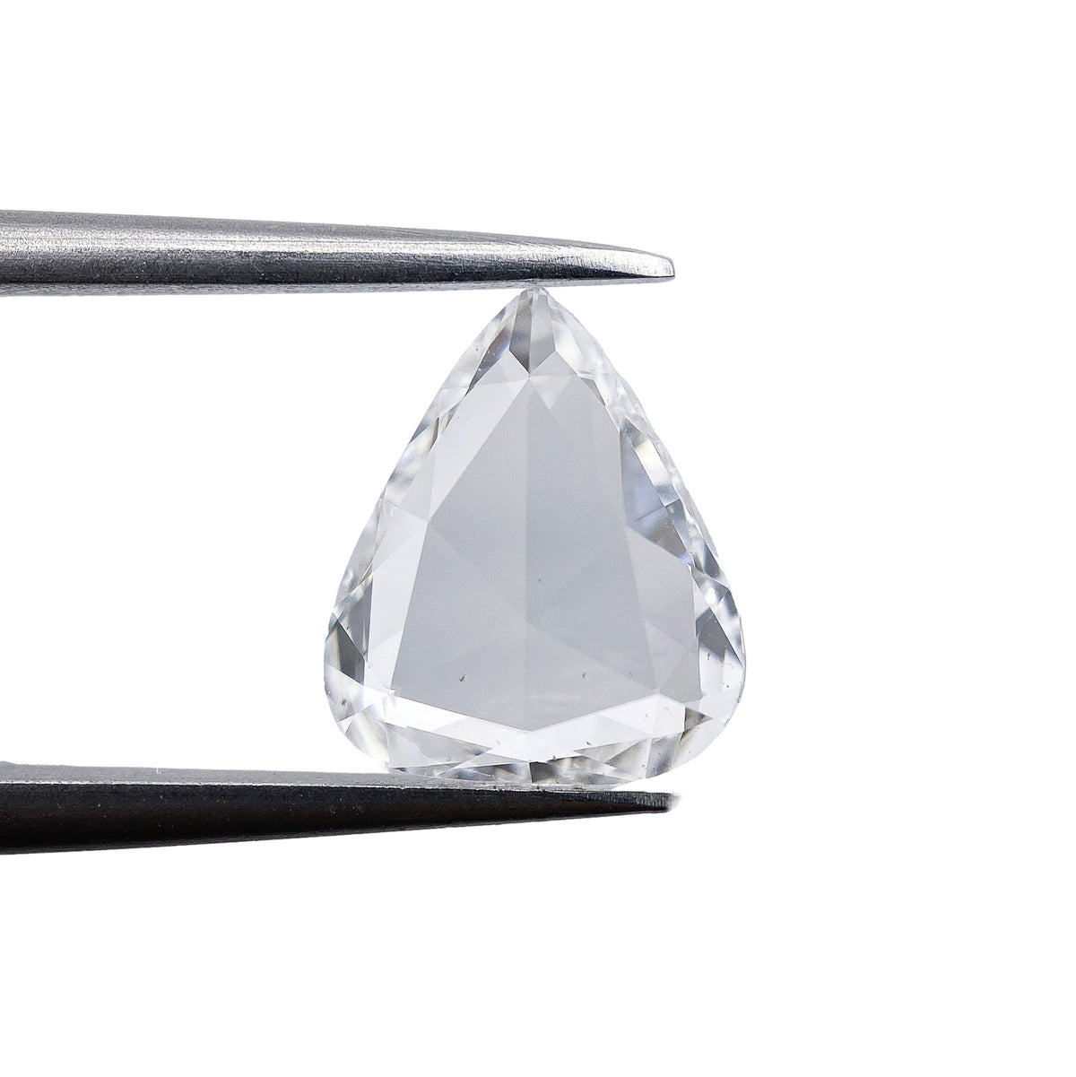 1.52ct | D/SI1 Pear Shape Rose Cut Diamond (GIA) - Modern Rustic Diamond