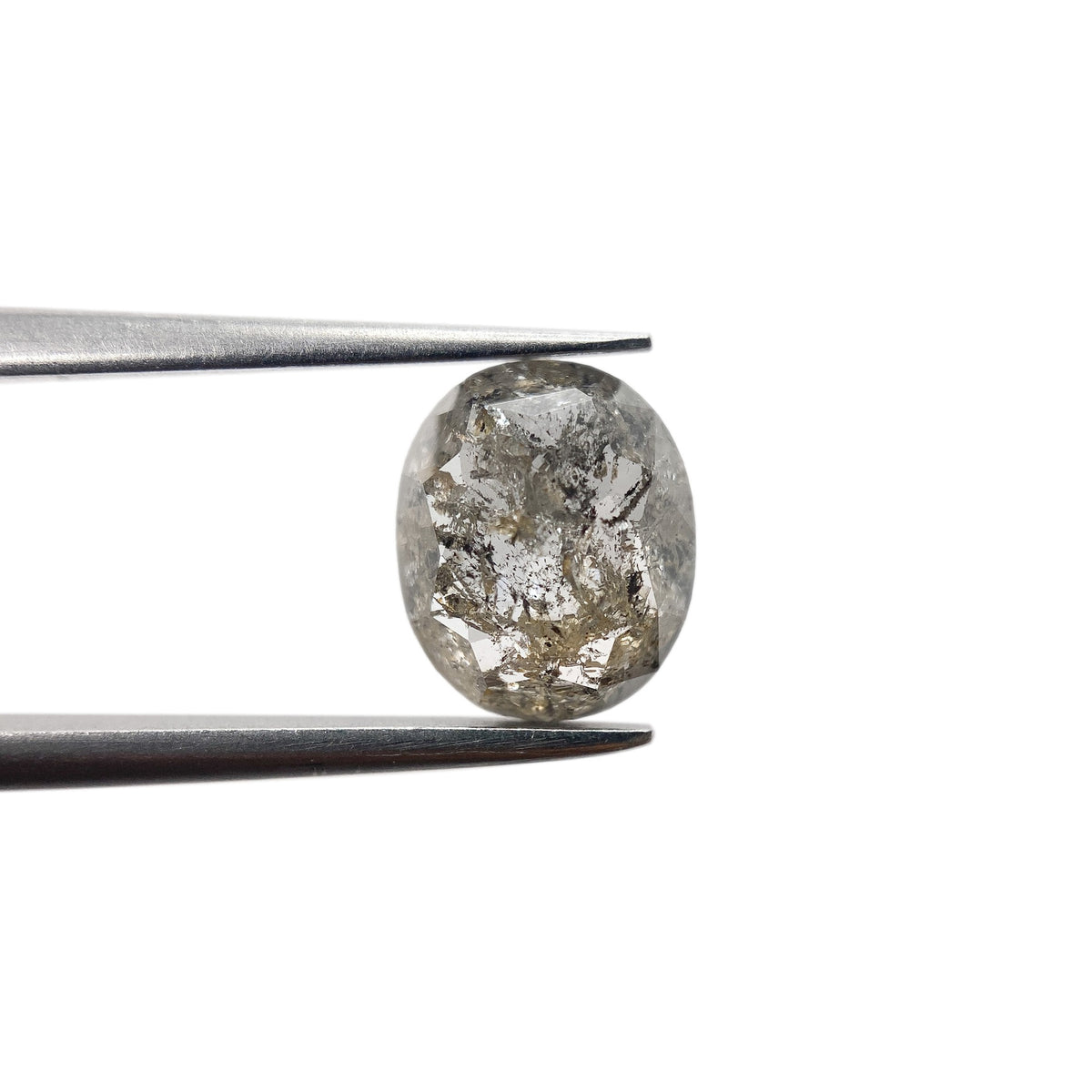 1.44ct | Rustic Oval Shape Rose Cut Diamond - Modern Rustic Diamond