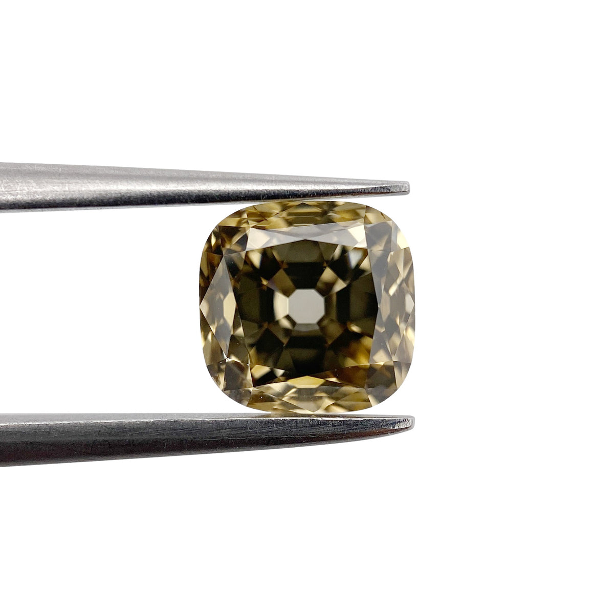 2.01ct | Champagne VVS Cushion Shape Old Mine Cut Diamond - Modern Rustic Diamond