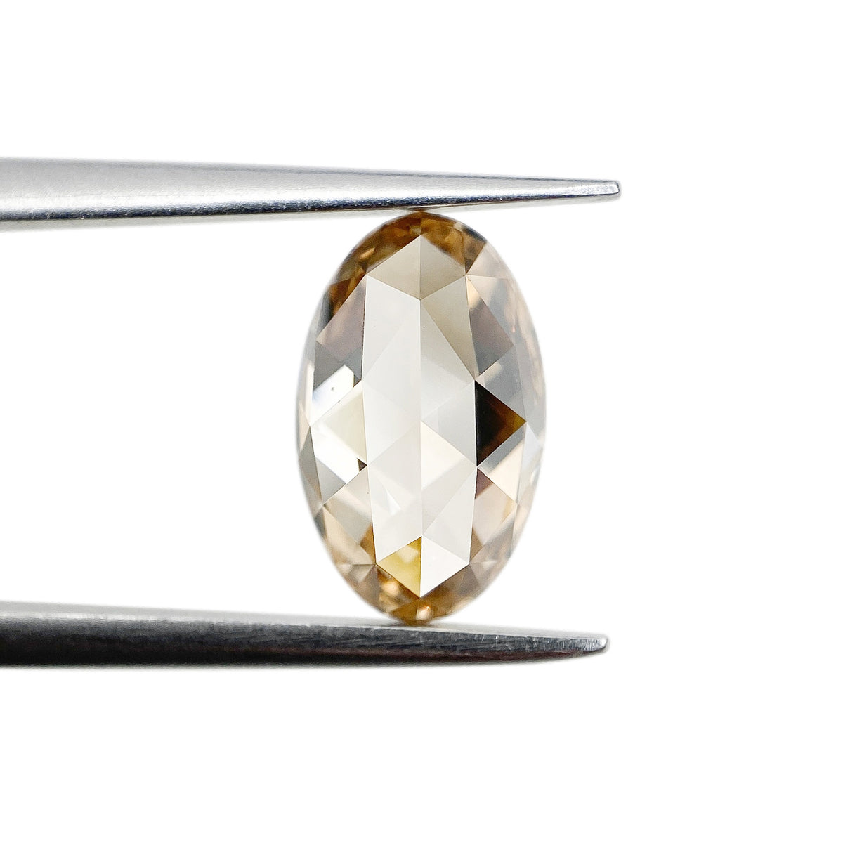 1.53ct | Cognac SI1 Oval Shape Rose Cut Diamond (GIA) - Modern Rustic Diamond