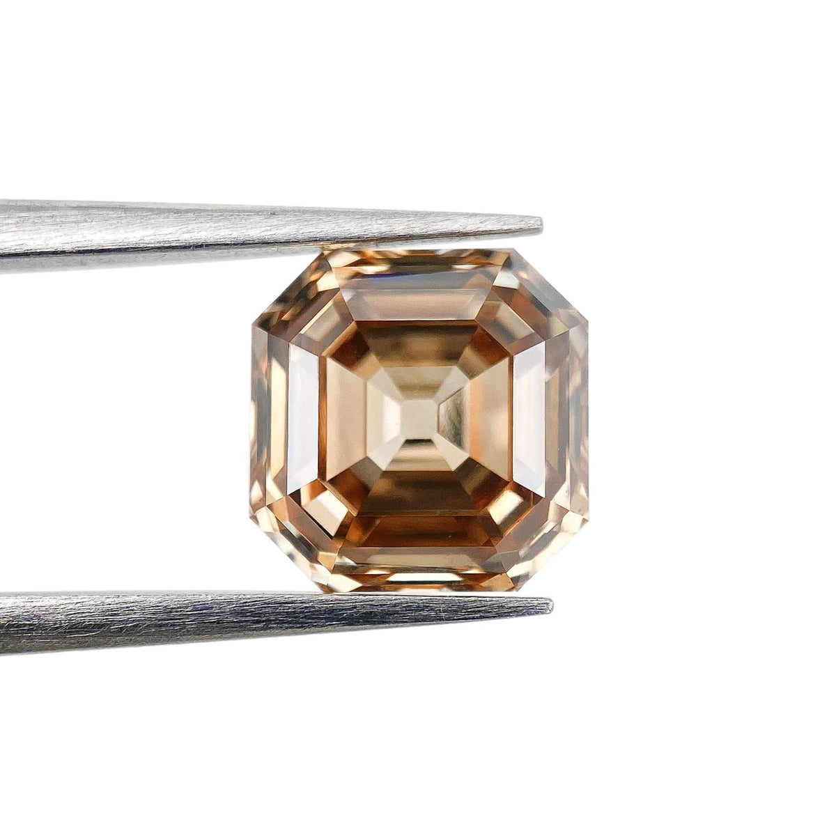 2.09ct | Cognac VS2 Asscher Shape Step Cut Diamond (GIA) - Modern Rustic Diamond
