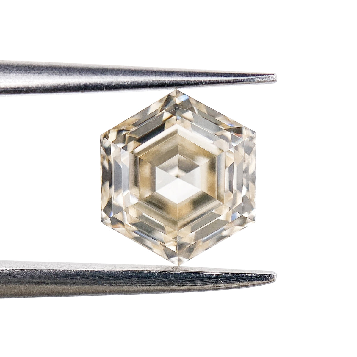 1.57ct | U-V/VS1 Hexagon Shape Step Cut Diamond (GIA) - Modern Rustic Diamond