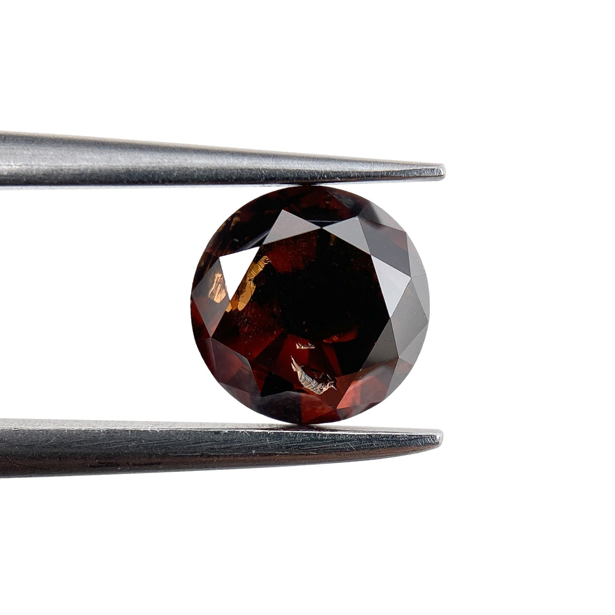 0.91ct | Cognac I1 Round Shape Brilliant Cut Diamond - Modern Rustic Diamond