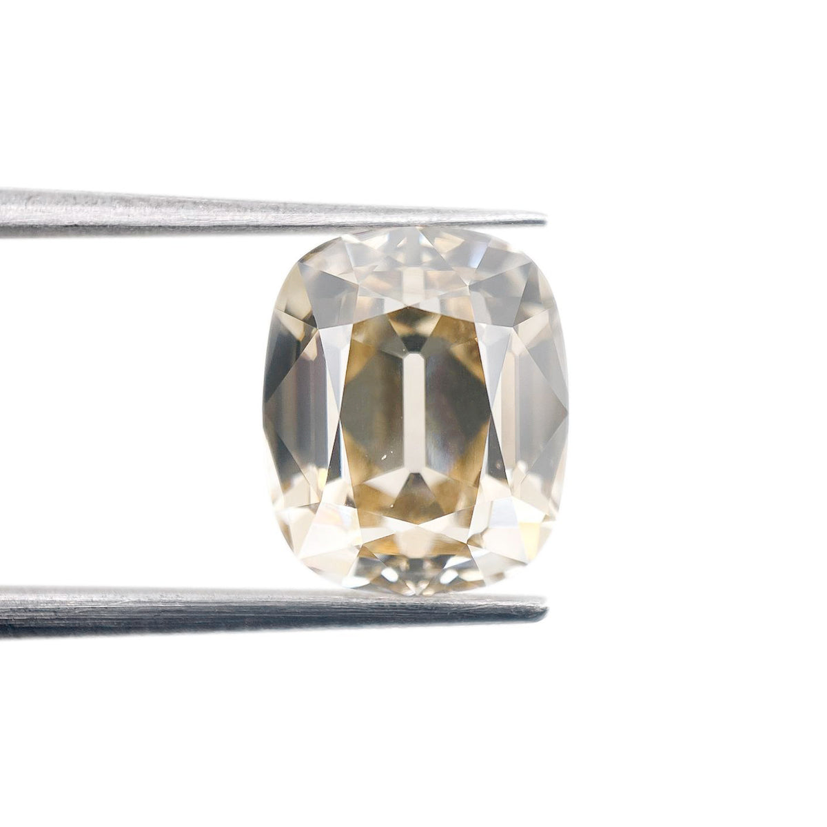 4.08ct | Fancy Light Brown VS2 Cushion Shape Old Mine Cut Diamond (GIA) - Modern Rustic Diamond
