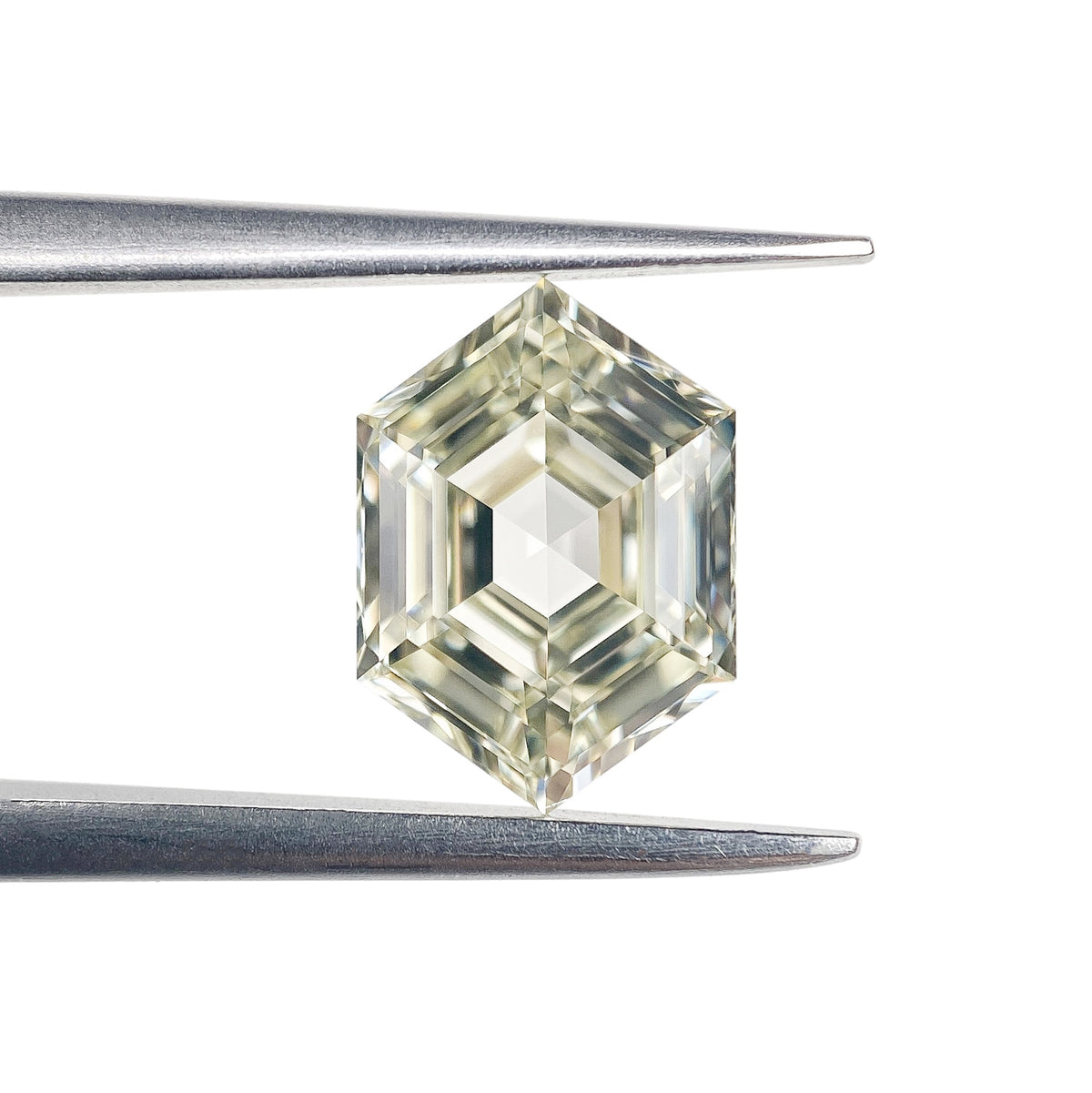 1.54ct | U-V/VVS2 Hexagon Shape Step Cut Diamond (GIA) - Modern Rustic Diamond