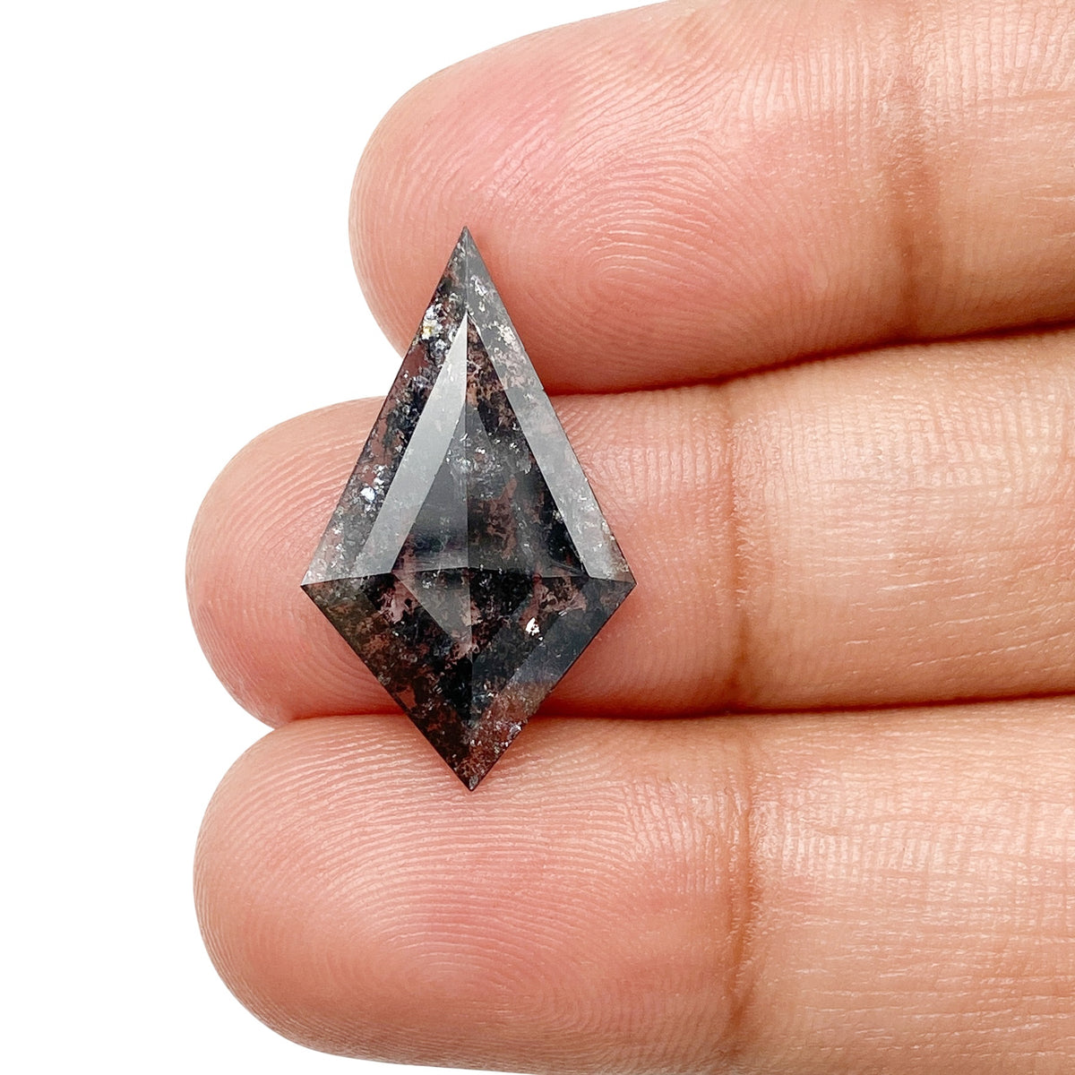 3.63ct | Rustic Kite Shape Rose Cut Diamond - Modern Rustic Diamond
