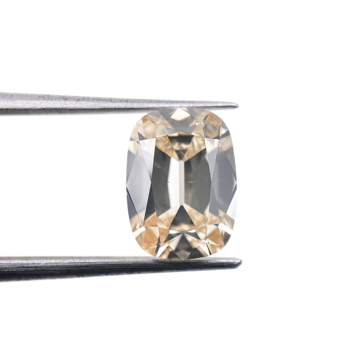 3.04ct | U-V/SI1 Cushion Shape Old Mine Cut Diamond (GIA) - Modern Rustic Diamond