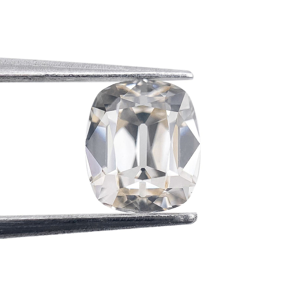 1.34ct | L/VS1 Cushion Shape Old Mine Cut Diamond (GIA) - Modern Rustic Diamond