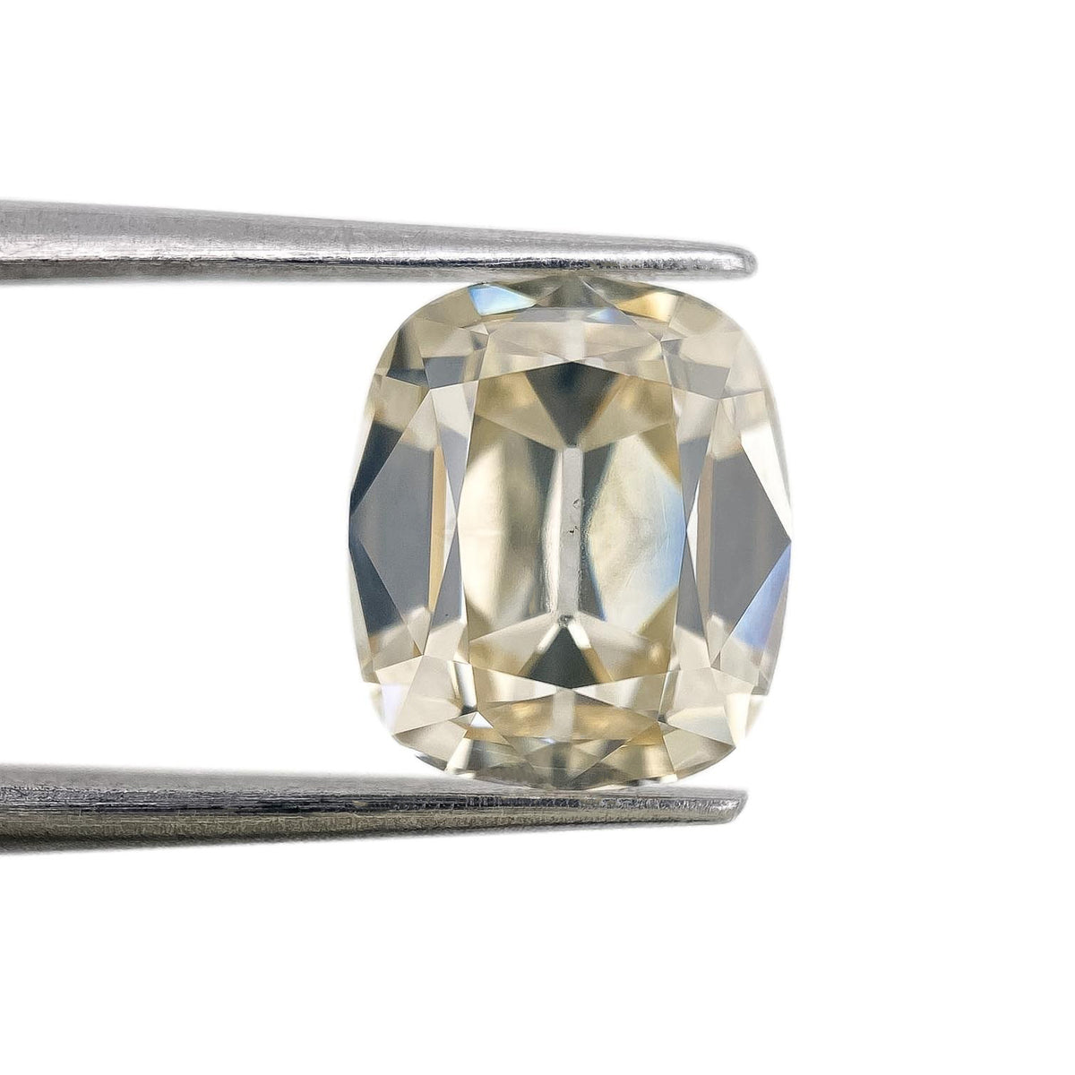 4.23ct | N/SI2 Cushion Shape Old Mine Cut Diamond (GIA) - Modern Rustic Diamond