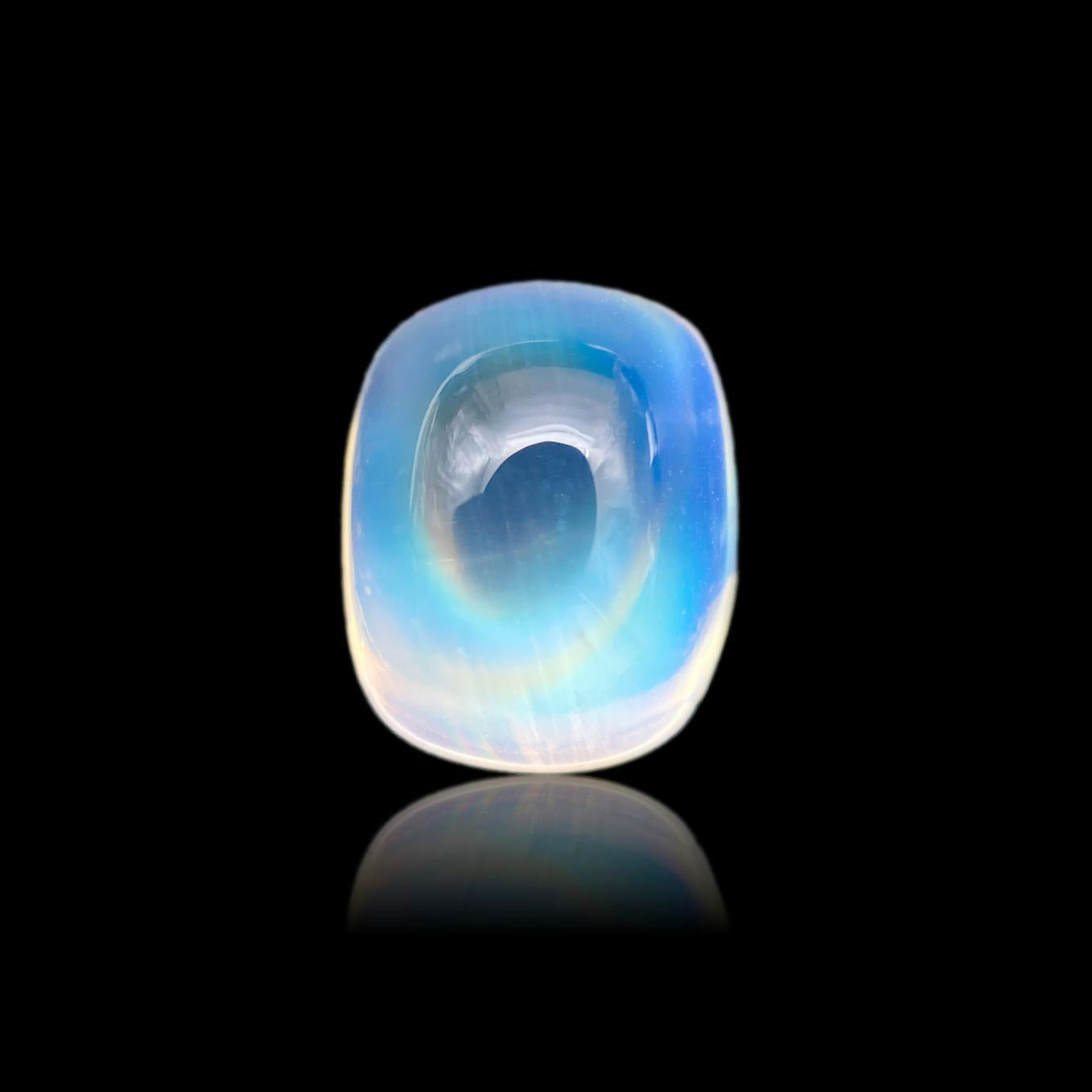 3.90ct |  Cushion Shape  Moonstone - Modern Rustic Diamond