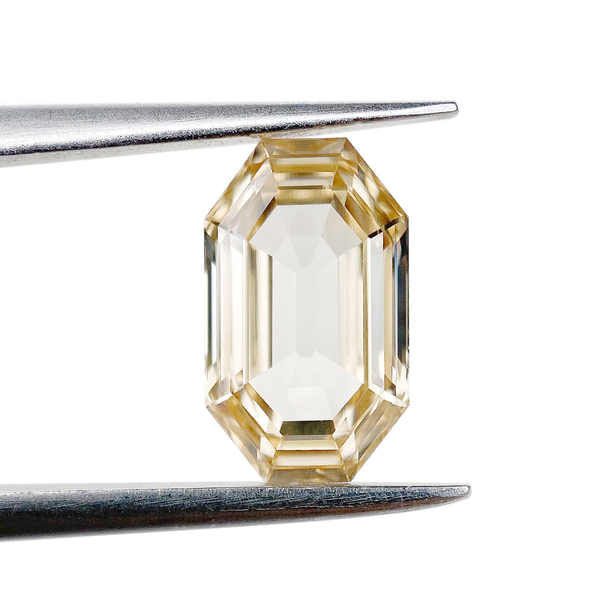 1.51ct | Fancy Light Brownish Yellow VVS2 Octagonal Shape Step Cut Diamond (GIA) - Modern Rustic Diamond