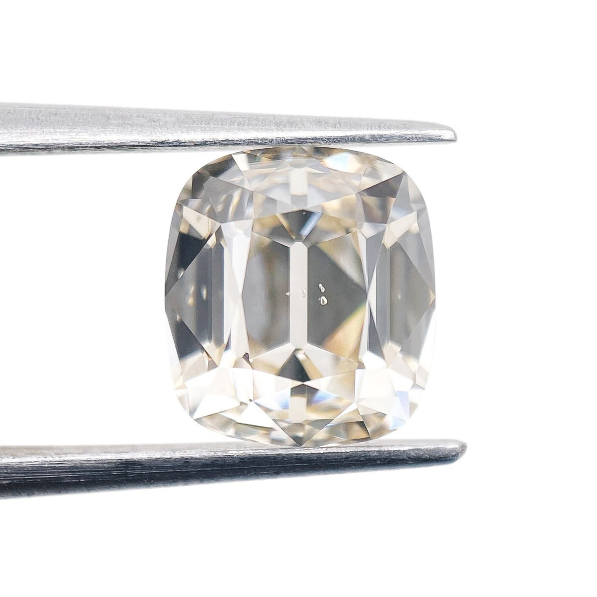 2.10ct | N/SI1 Cushion Shape Old Mine Cut Diamond (GIA) - Modern Rustic Diamond
