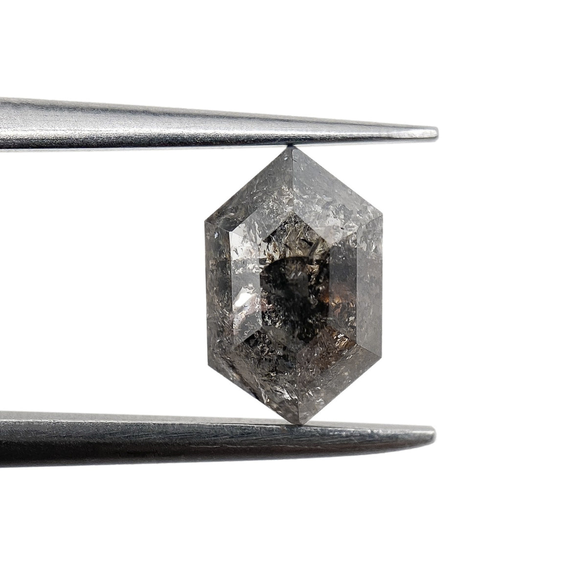 1.07ct | Rustic  Hexagon Shape Step Cut Diamond - Modern Rustic Diamond