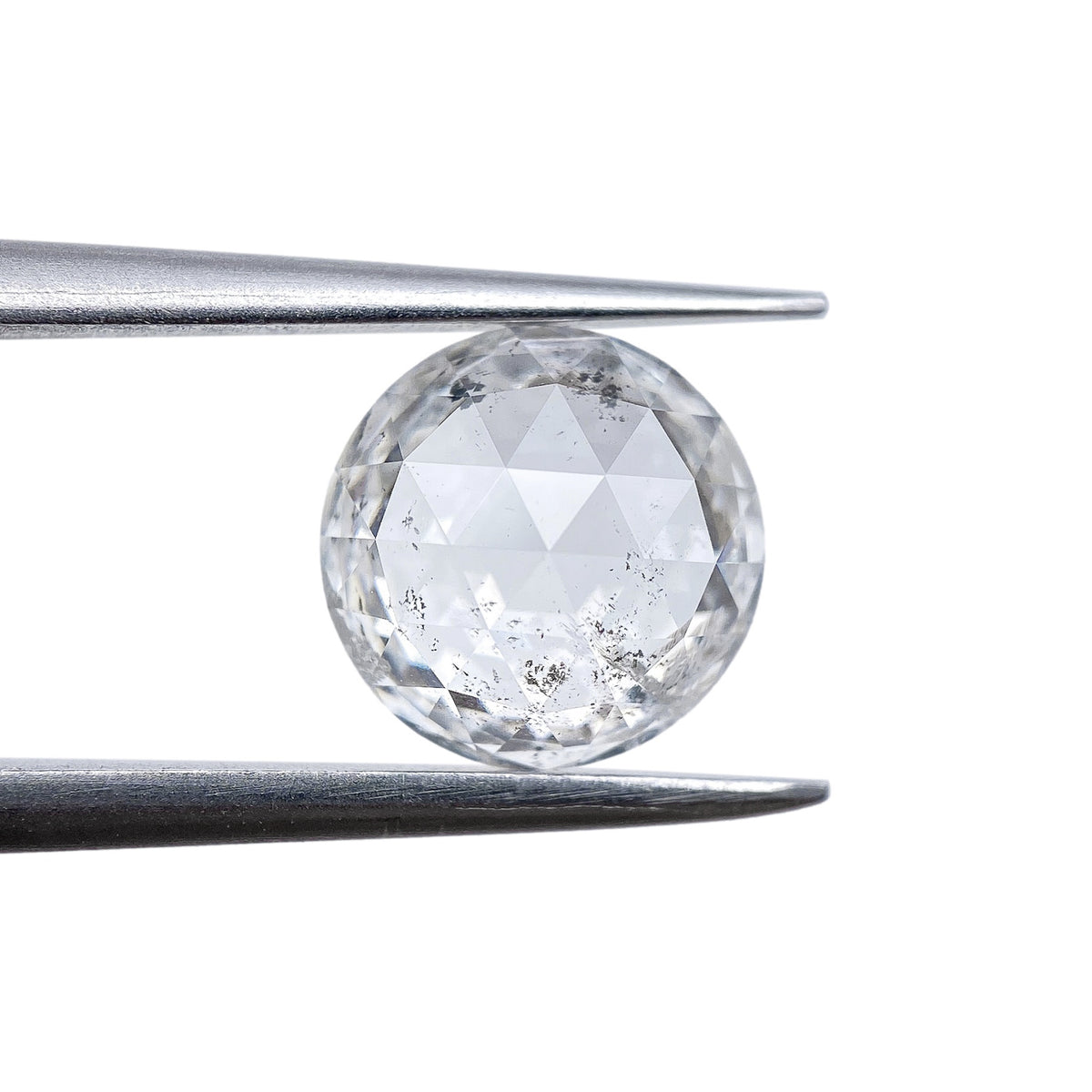 2.03ct | F-G/SI Round Shape Rose Cut Diamond - Modern Rustic Diamond