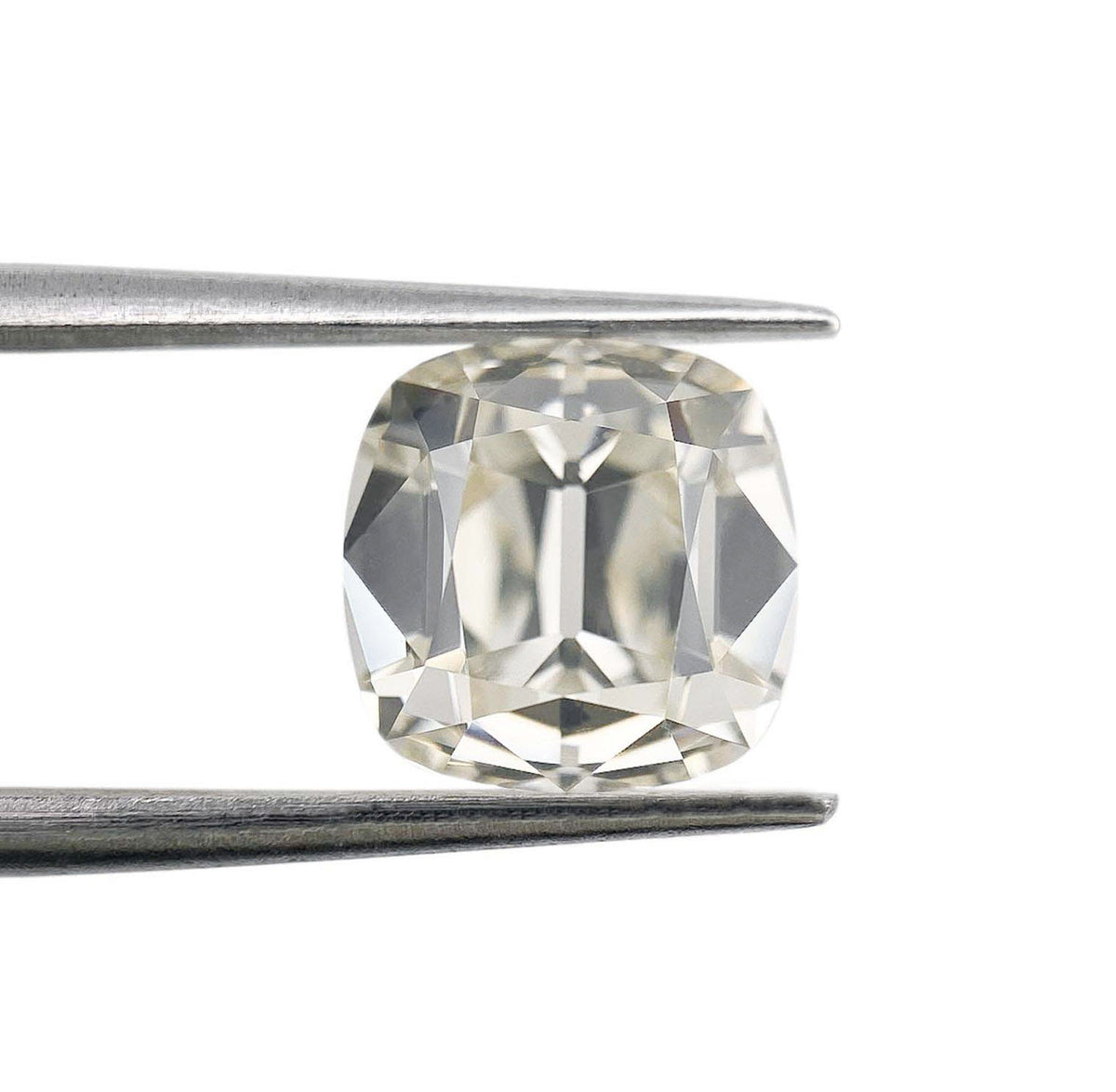 3.04ct | L/VS1 Cushion Shape Old Mine Cut Diamond (GIA) - Modern Rustic Diamond