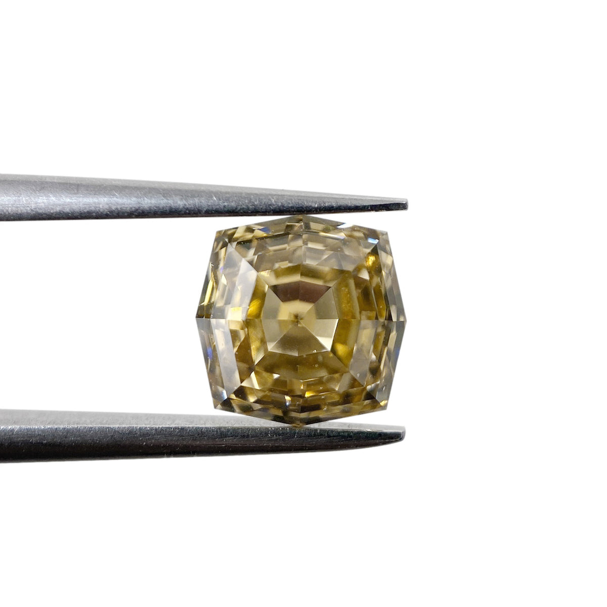 2.15ct | Champagne SI1 Octagonal Shape Step Cut Diamond (GIA) - Modern Rustic Diamond