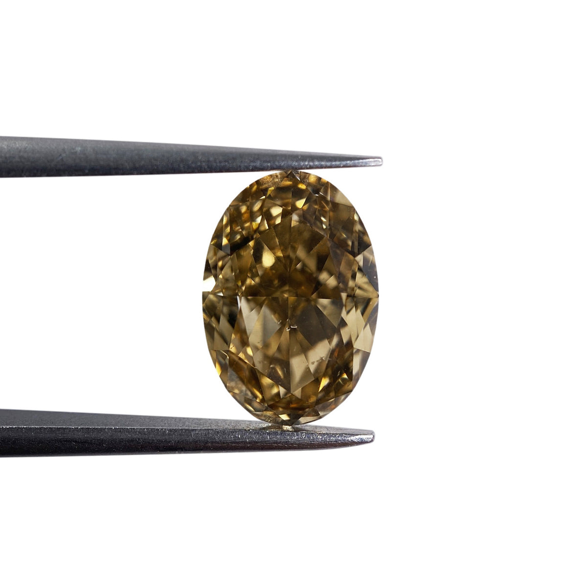 3.13ct | Champagne SI1 Oval Shape Brilliant Cut Diamond (GIA) - Modern Rustic Diamond