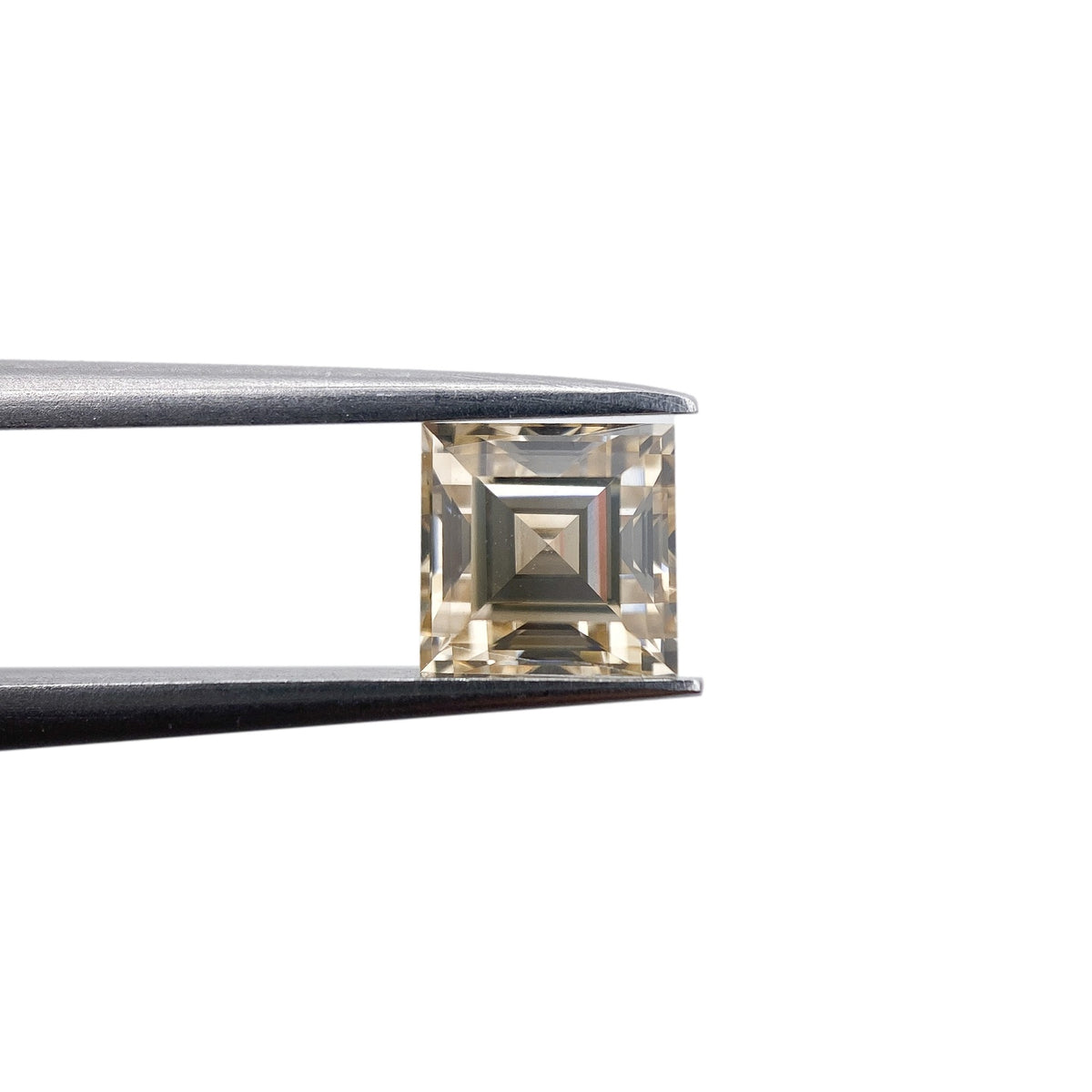 1.23ct | Champagne VVS Carre Shape Step Cut Diamond - Modern Rustic Diamond
