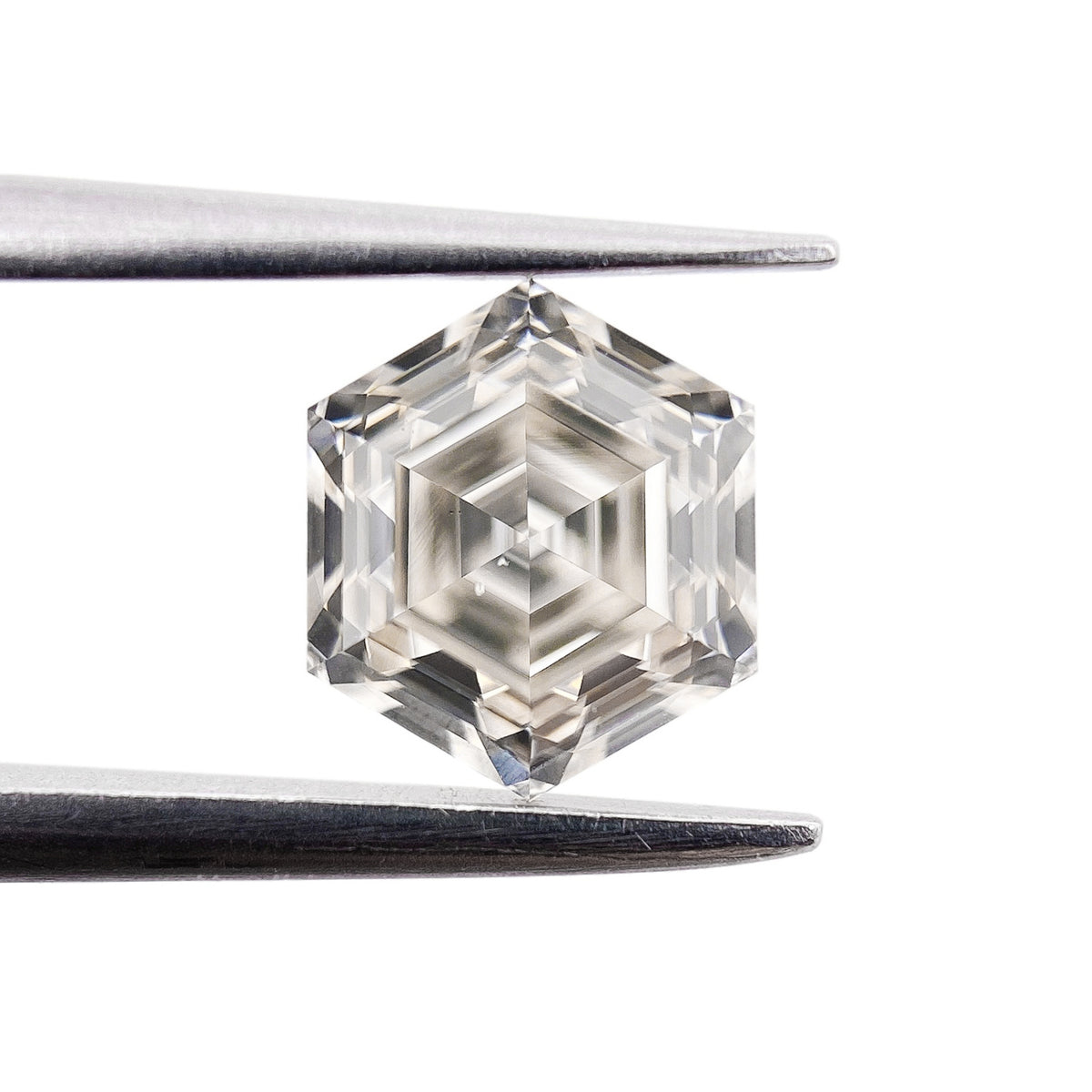 1.19ct | O-P/SI1 Hexagon Shape Step Cut Diamond (GIA) - Modern Rustic Diamond