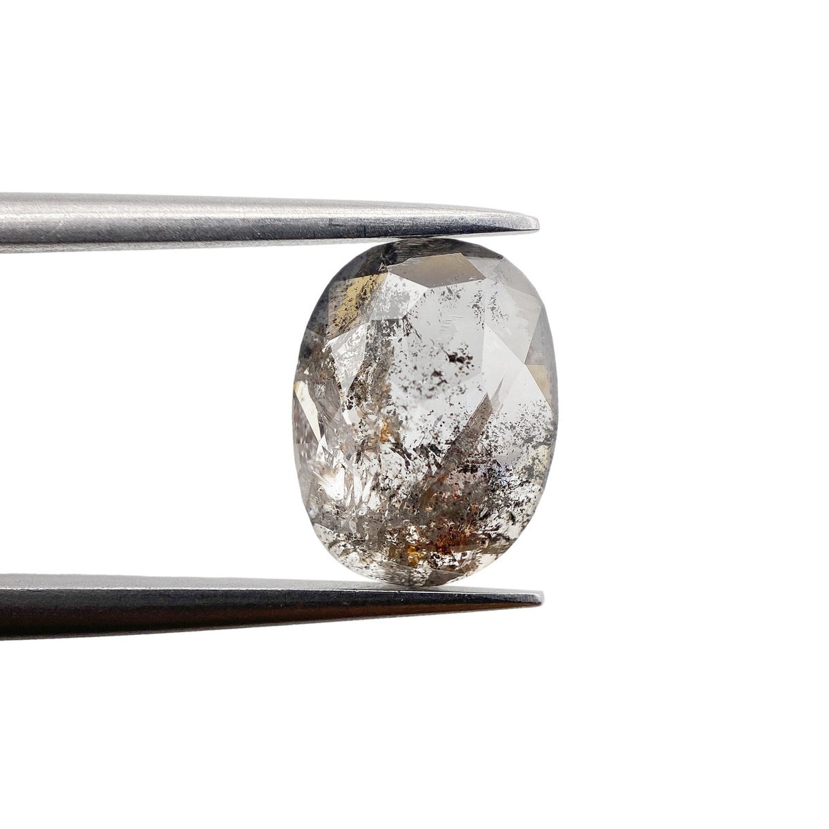 1.75ct | Rustic Oval Shape Rose Cut Diamond - Modern Rustic Diamond