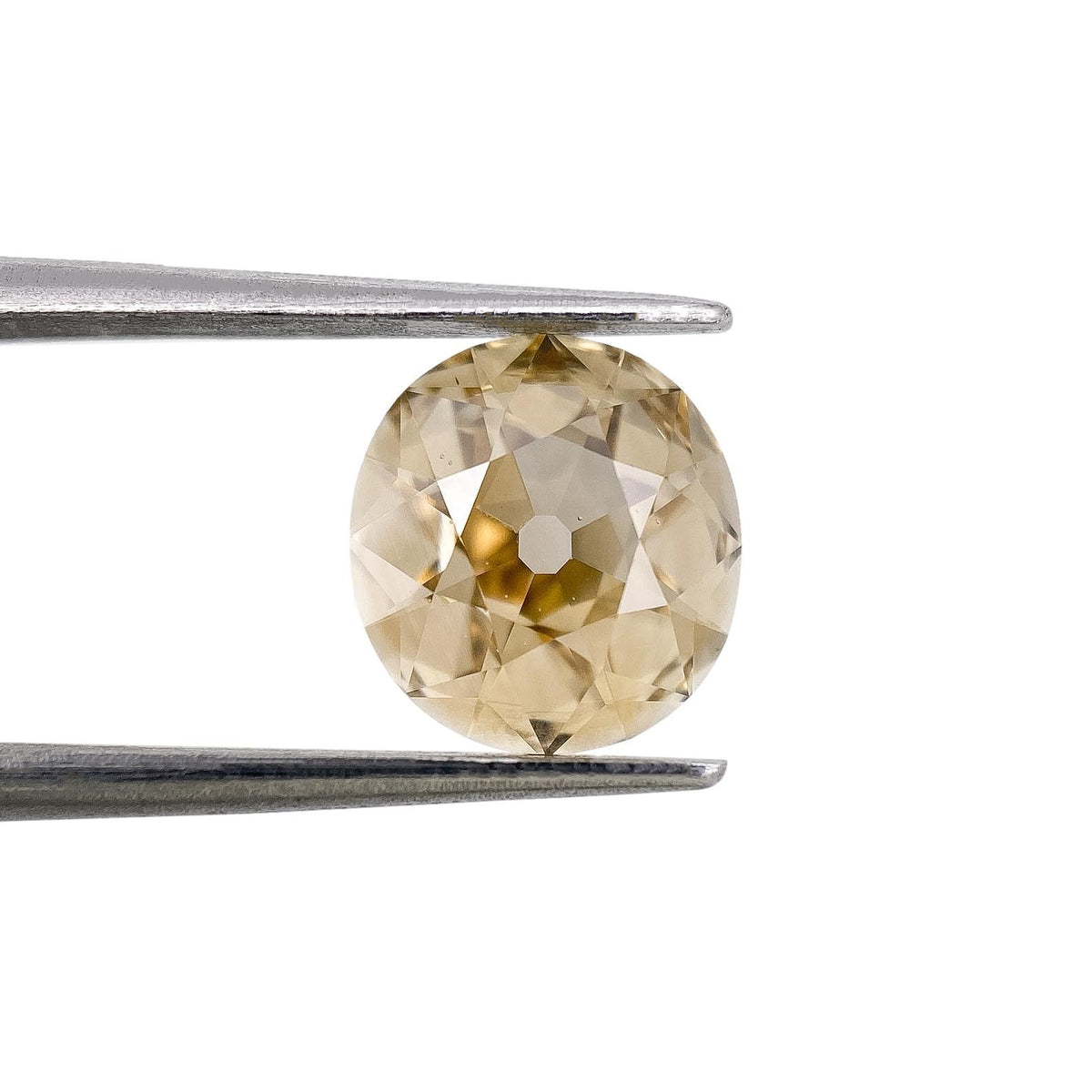 1.51ct | Champagne SI1 Cushion Shape Old Mine Cut Diamond (GIA) - Modern Rustic Diamond