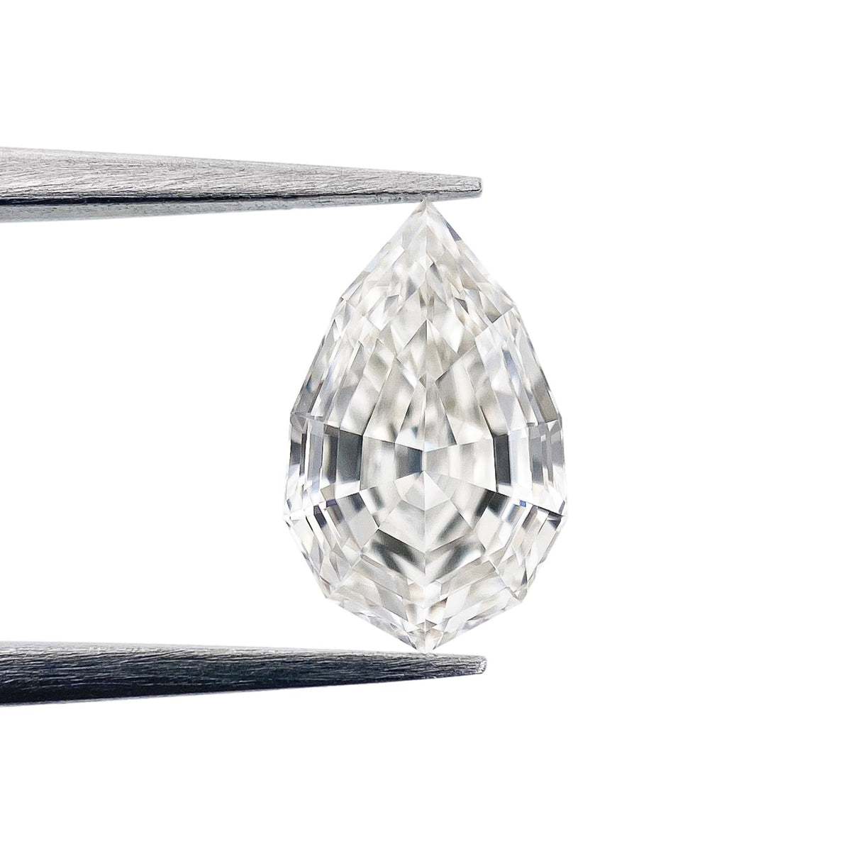 1.03ct | J/VVS2 Pear Shape Step Cut Diamond (GIA) - Modern Rustic Diamond