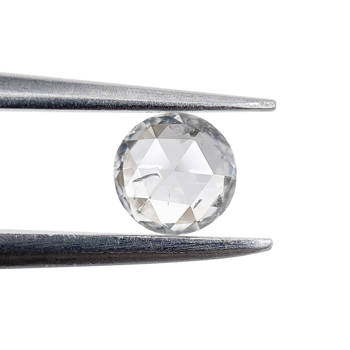 0.26ct | Fancy Gray/ Round Shape Rose Cut Diamond (GIA) - Modern Rustic Diamond