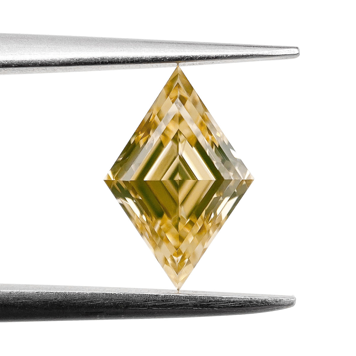 1.05ct | Yellow VS1 Lozenge Shape Step Cut Diamond (GIA) - Modern Rustic Diamond