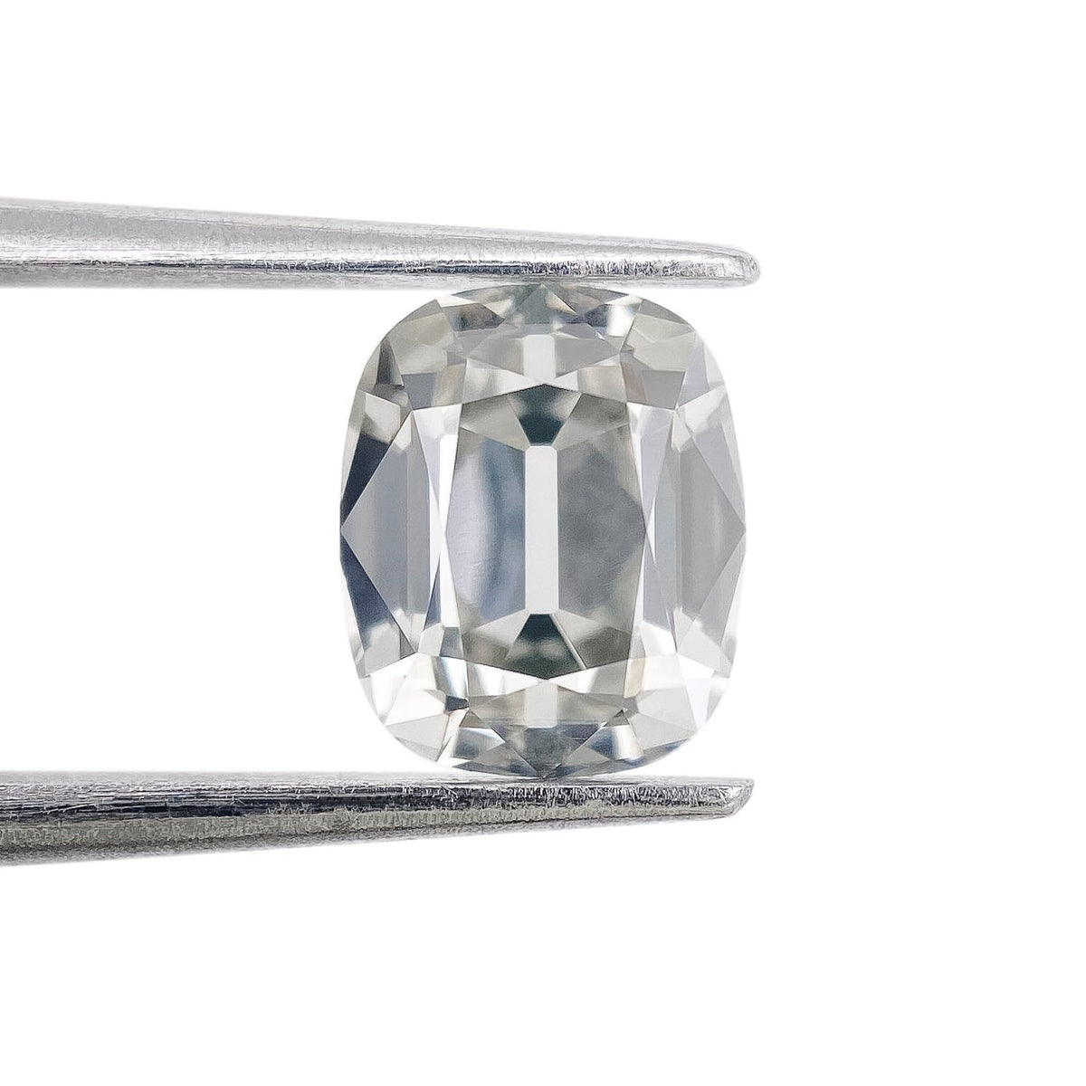 1.59ct | Fancy Gray VVS2 Cushion Shape Old Mine Cut Diamond (GIA) - Modern Rustic Diamond