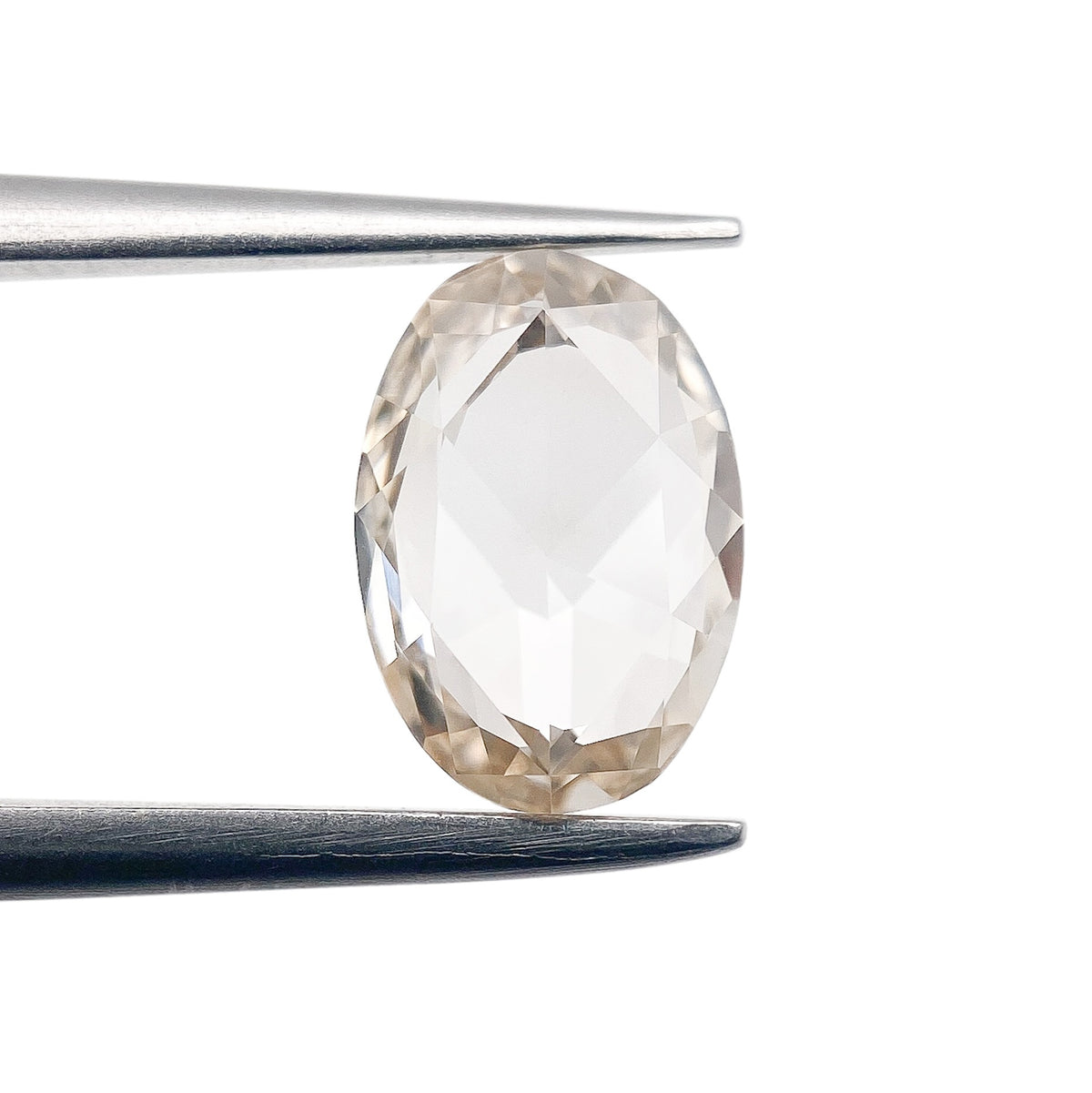 1.03ct | Champagne VS2 Oval Shape Rose Cut Diamond (GIA) - Modern Rustic Diamond