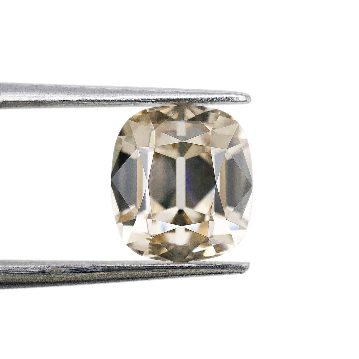 2.67ct | Fancy Light Brownish Yellow VVS1 Cushion Shape Old Mine Cut Diamond (GIA) - Modern Rustic Diamond