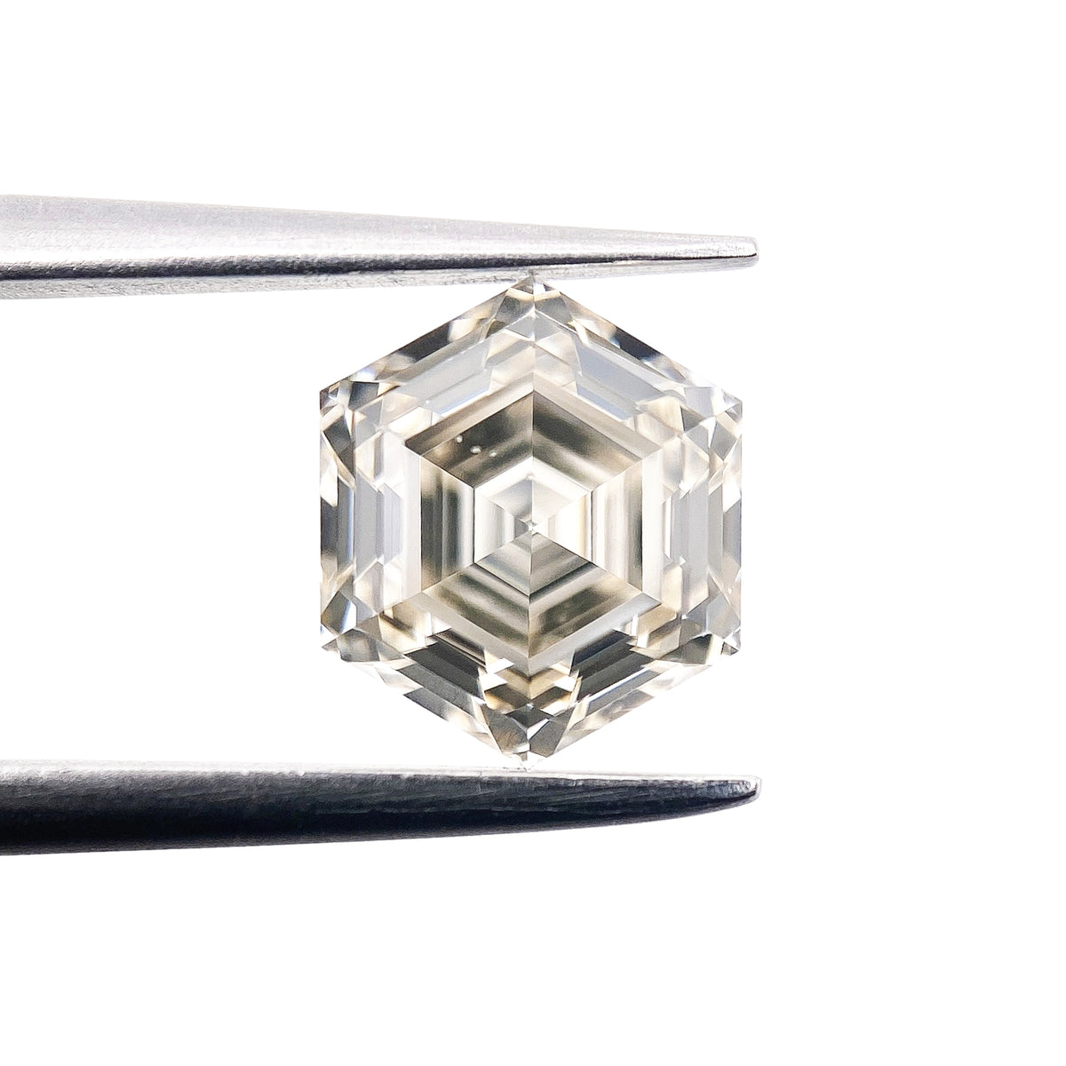 1.67ct | O-P/SI1 Hexagon Shape Step Cut Diamond (GIA) - Modern Rustic Diamond