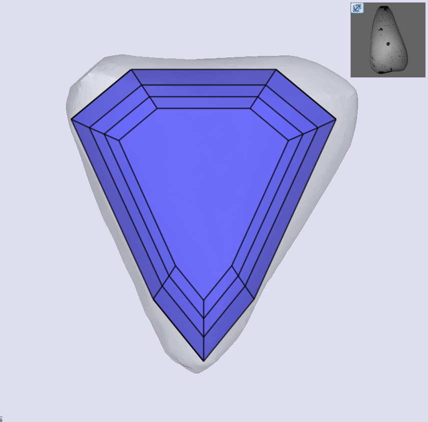 4.01ct | Champagne VVS Shield Shape Step Cut Diamond - Modern Rustic Diamond