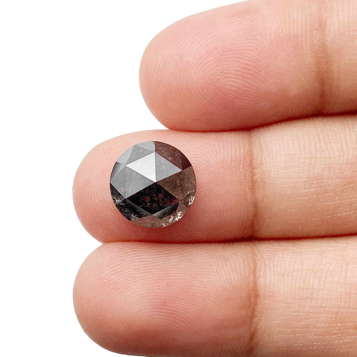 4.19ct | Rustic Round Shape Rose Cut Diamond - Modern Rustic Diamond
