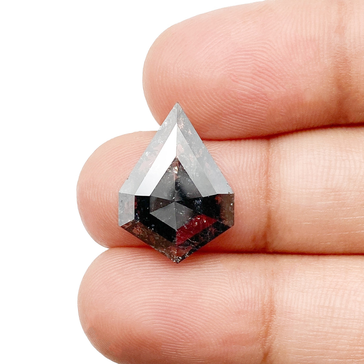 4.29ct | Rustic Kite Shape Step Cut Diamond - Modern Rustic Diamond