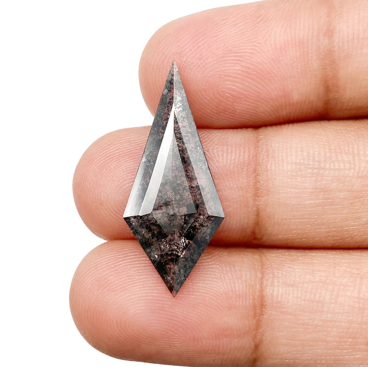 4.39ct | Rustic Kite Shape Step Cut Diamond - Modern Rustic Diamond