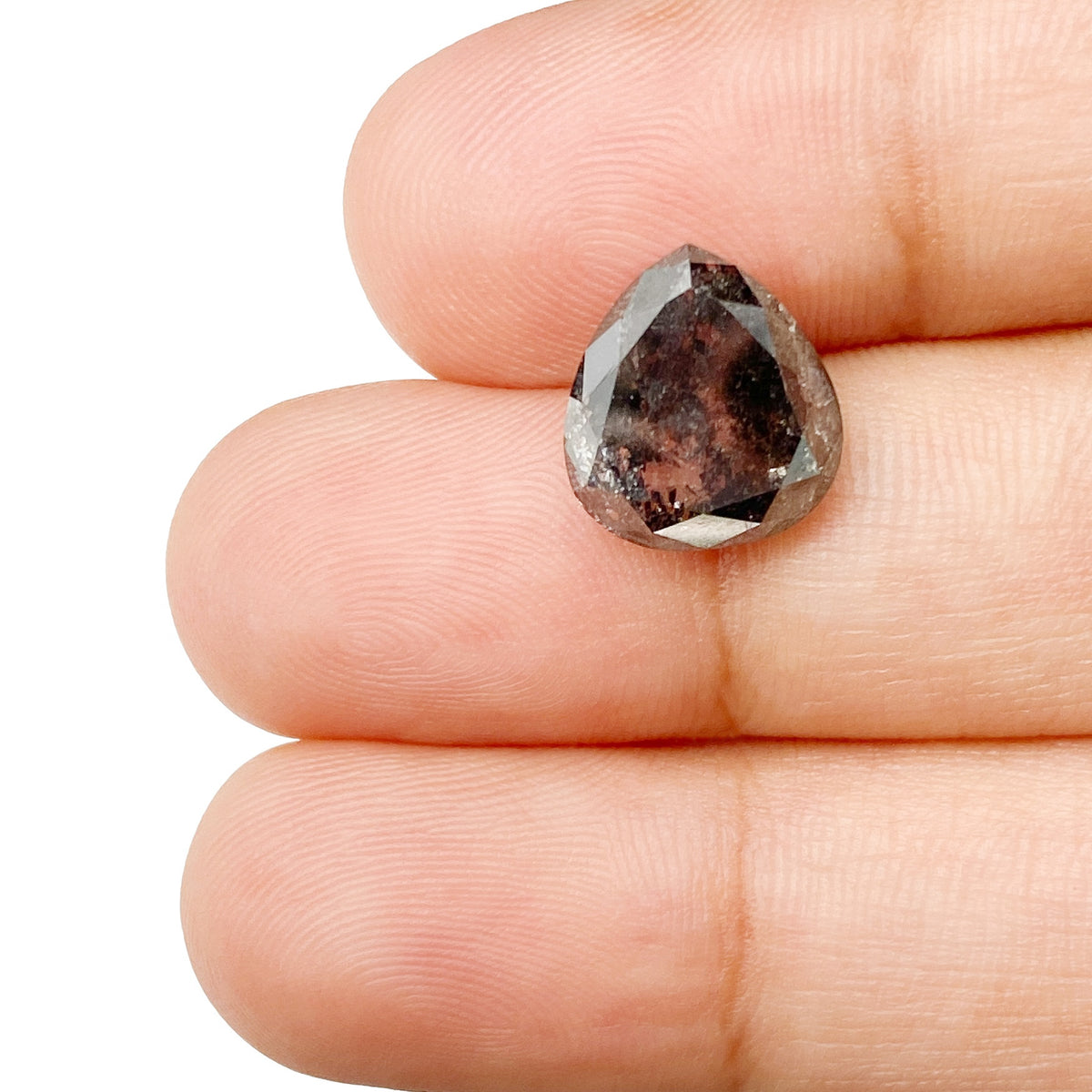 4.48ct | Rustic  Pear Shape Brilliant Cut Diamond - Modern Rustic Diamond