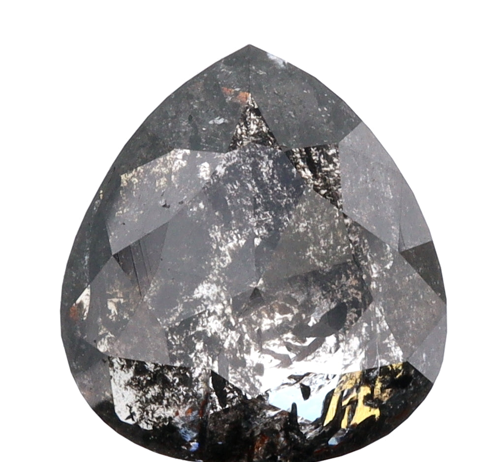 4.48ct | Rustic  Pear Shape Brilliant Cut Diamond - Modern Rustic Diamond